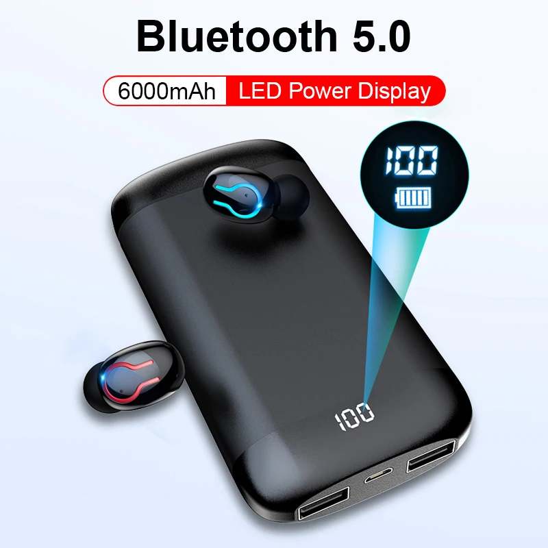 Новинка Q66 беспроводные Bluetooth наушники HD V5.0 стерео спортивные водонепроницаемые