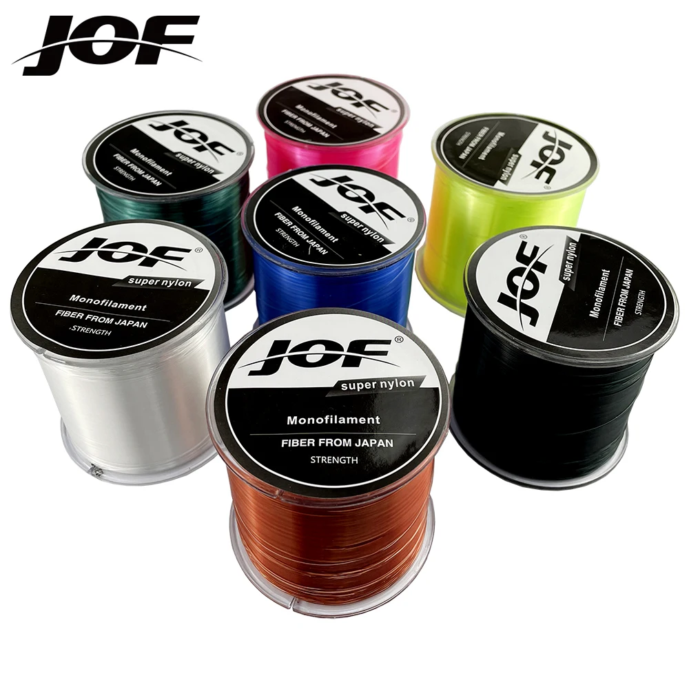 

JOF 2~13kg 3.4~28.6lb Fishing Line 500m Invisible Nylon Line Fishing Monofilament Fly Fishing Sea Fishing Ocean Beach Fishing