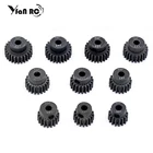 1 шт. 48P 3,175 мм 16T 17T 18T 19T 20T 22T 24T 25T черная стальная металлическая Шестерня мотора 110 осевой SCX10 радиоуправляемая модель автомобиля Мотор Запчасти