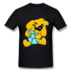 Новинка, Мультяшные мужские и женские футболки Mikecrack для собак, уличная одежда из чистого хлопка, модные футболки большого размера с принтом, топы в стиле Харадзюку, одежда унисекс