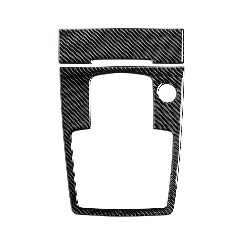 

Car Interior Modification Carbon Fiber Gear Shift Panel Protective Car Stickers Styling For Audi Q7 4l 2008-2015 accessories