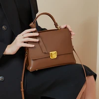 luxury 2022 genuine leather messenger bag women vintage crossbody bags for women fashion ladies cowhide cross body bag satchel