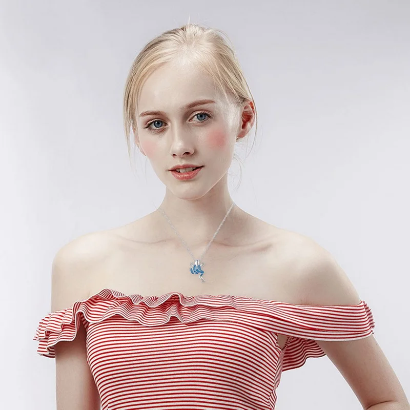 Классическое ожерелье с подвеской в виде лягушки новые ювелирные изделия из