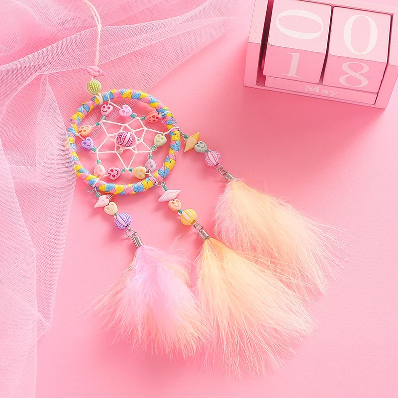 Украшение для автомобиля подвеска ручной работы из ротанга Ловец снов сетчатые