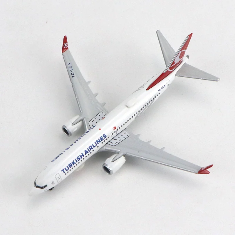 

HERPA 1/500 TURKISH Aviation Boeing 737 MAX 8 alloy civil aviation airliner model
