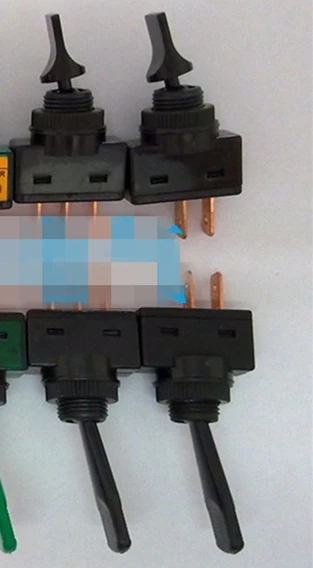 10 шт. ASW14 ASW-13-101 ASW-13-103 20A/12VDC 10A/125VAC ON/OFF 2/3Pin 12 мм крепление тумблер черный пластик для
