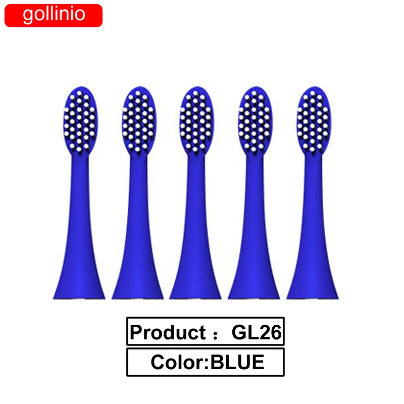 gollinio Electric Toothbrush Head soft brush head sensitive Replacement Brush Head GL26A GL46A GL47A GL51A GL52A GL53A