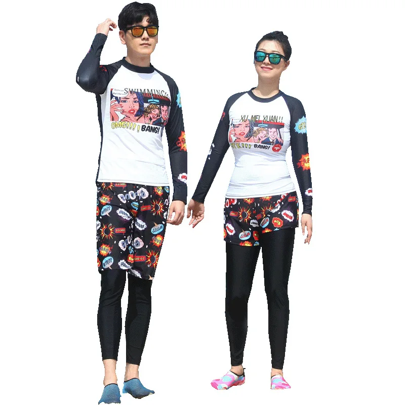 Женский купальник с длинным рукавом защитой от солнца | Спорт и развлечения