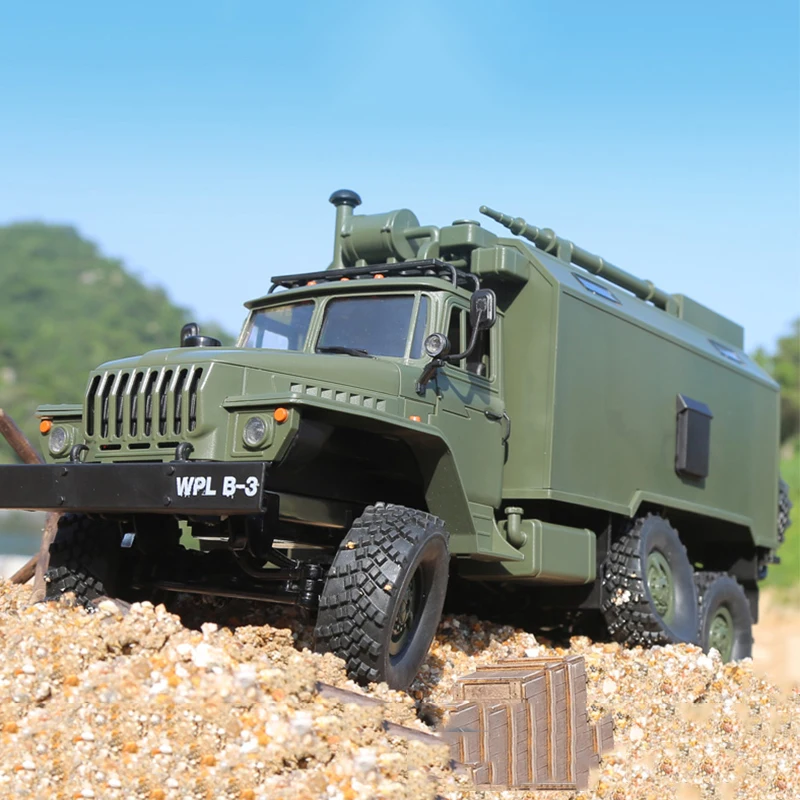 

NEW toy 1:16 2.4G 6WD WPL B-36 B36 VS C24 B-24 Ural Rc army Car Military rc Truck outdoor Rock Crawler Command Vehicle RTR