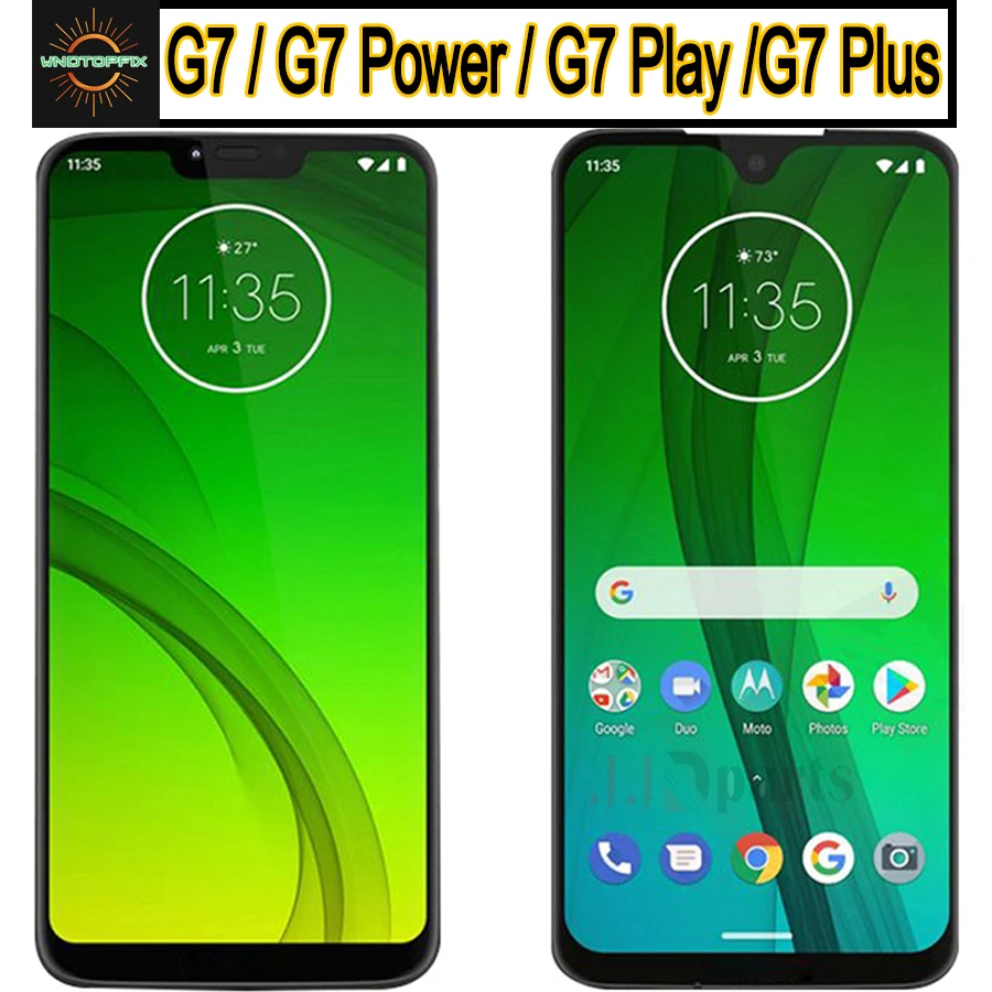 Оригинальный дисплей для moto g7 plus ЖК G7 Play сенсорный экран дигитайзер в сборе power