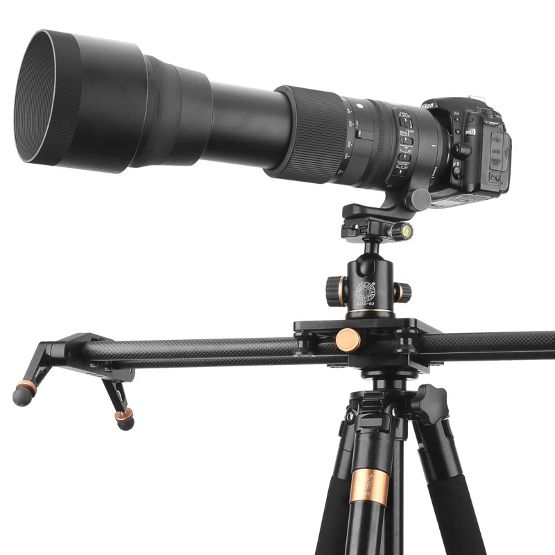 

QH7120C Carbon Fiber Slide SLR Camera Mobile Phone Shooting Photography Track Camera Camera
