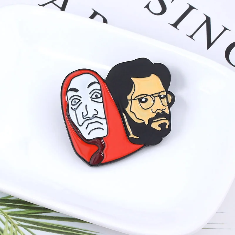 Классические эмалевые Броши с изображением телевизора эмалированные значки