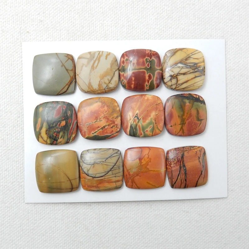 Распродажа 12 шт. модные геометрические разноцветные наборы кабошонов Пикассо