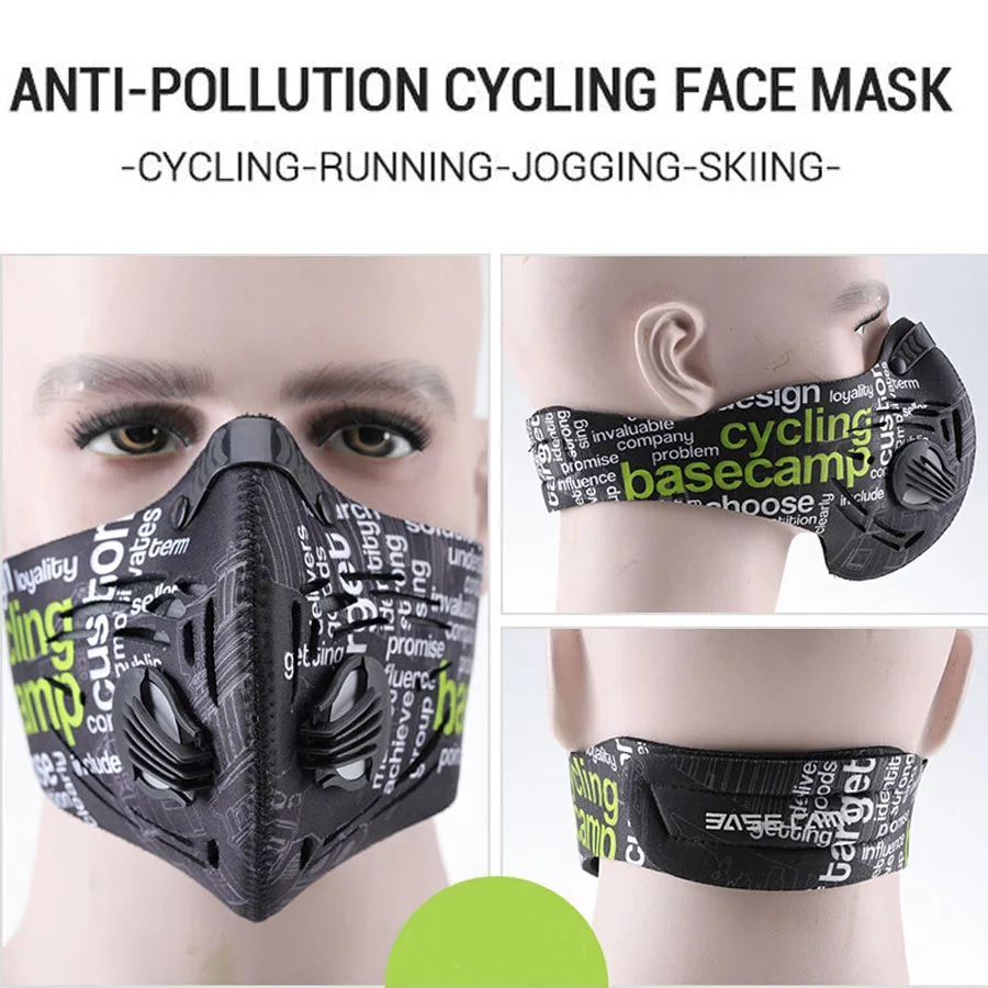 Basecamp велосипедная маска для мужчин и женщин спортивные маски лица Smog анти
