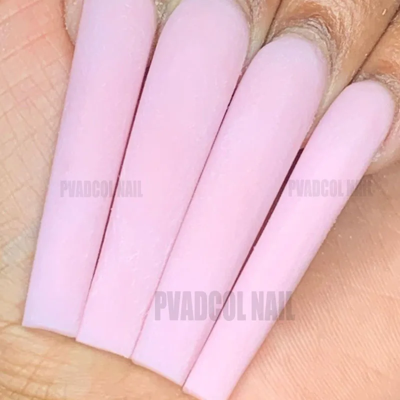 500pcs XXL Coffin Nail Tips No C Curve Straight Square Half Cover Long False Nails Acrylic Tool | Красота и здоровье