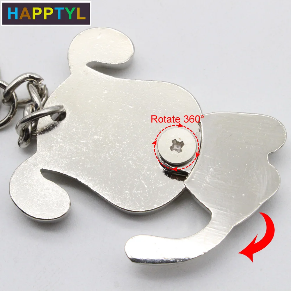 HAPPTYL 1 шт. модные брелки для собак пара ключей подвесная подвеска брелок