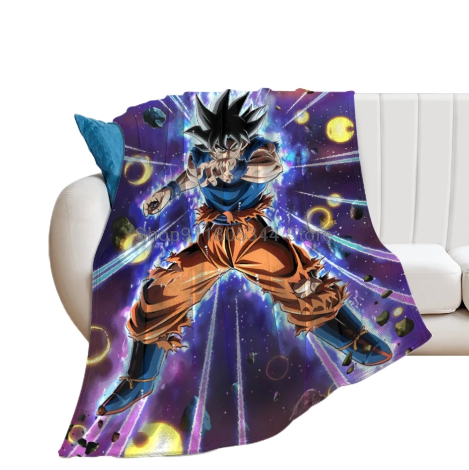 

Anime Ball Throw Blanket Fuzzy Warm Throws for Winter Bedding 3D Printing Soft Micro Fleece Blanket