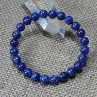 new fashion lapis lazuli bracelet natural stone loose beads 8 mm for women men best friend birthday holiday gift