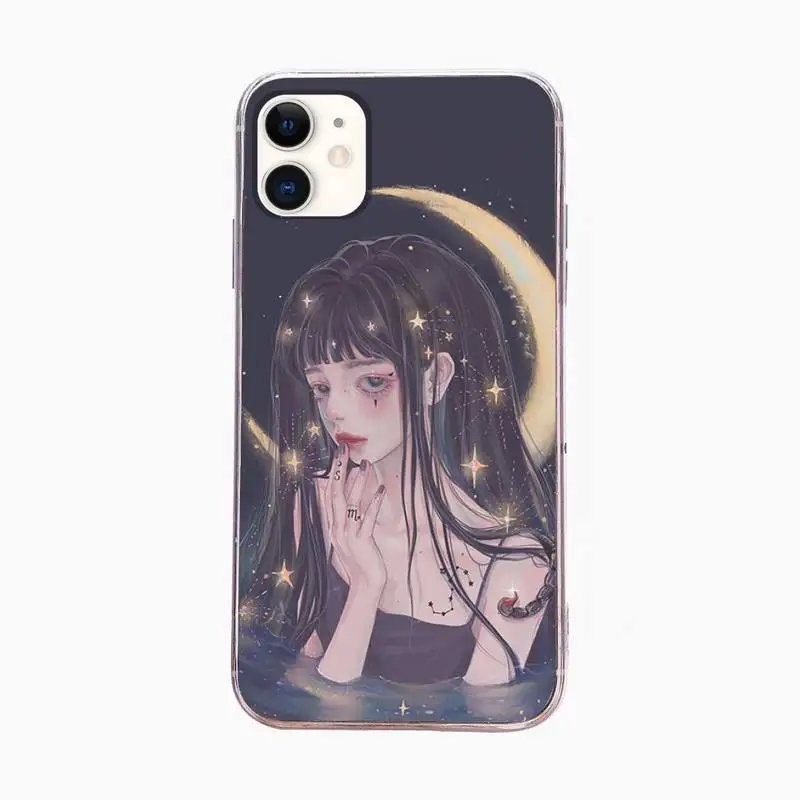 

Fairy Pretty Girl Phone Case For Iphone 6 6s 7 8plus X Xr 11 12 Mini Pro Max Fundas Cover
