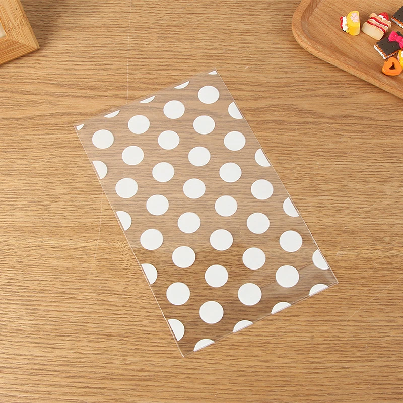 100 шт белые пластиковые вечерние для конфет и печенья сумка Рождественский