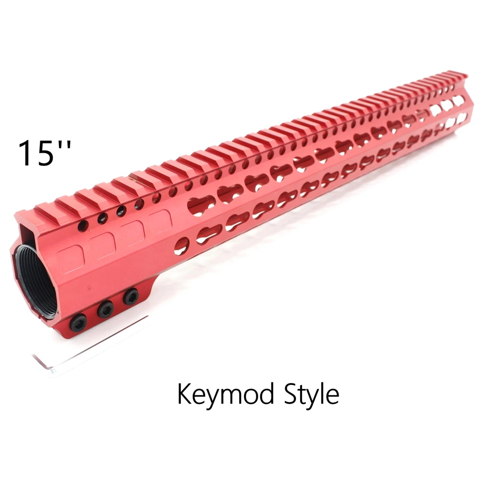 Тактическая 15 дюймовая Зажимная накладка Keymod плавучая система крепления без