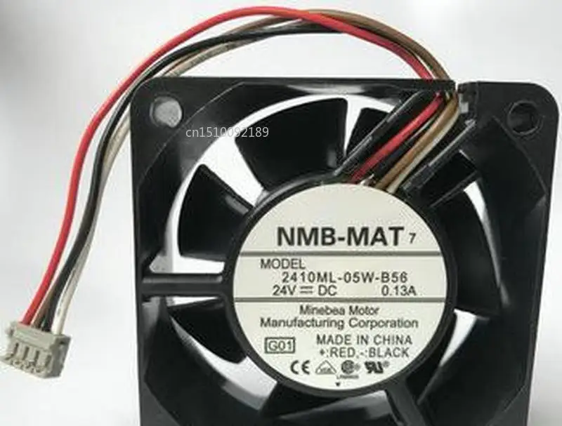 

for Original NMB 6025 2410ML-05W-B56 DC24V 0.13A 6CM inverter cooling fan Free shipping