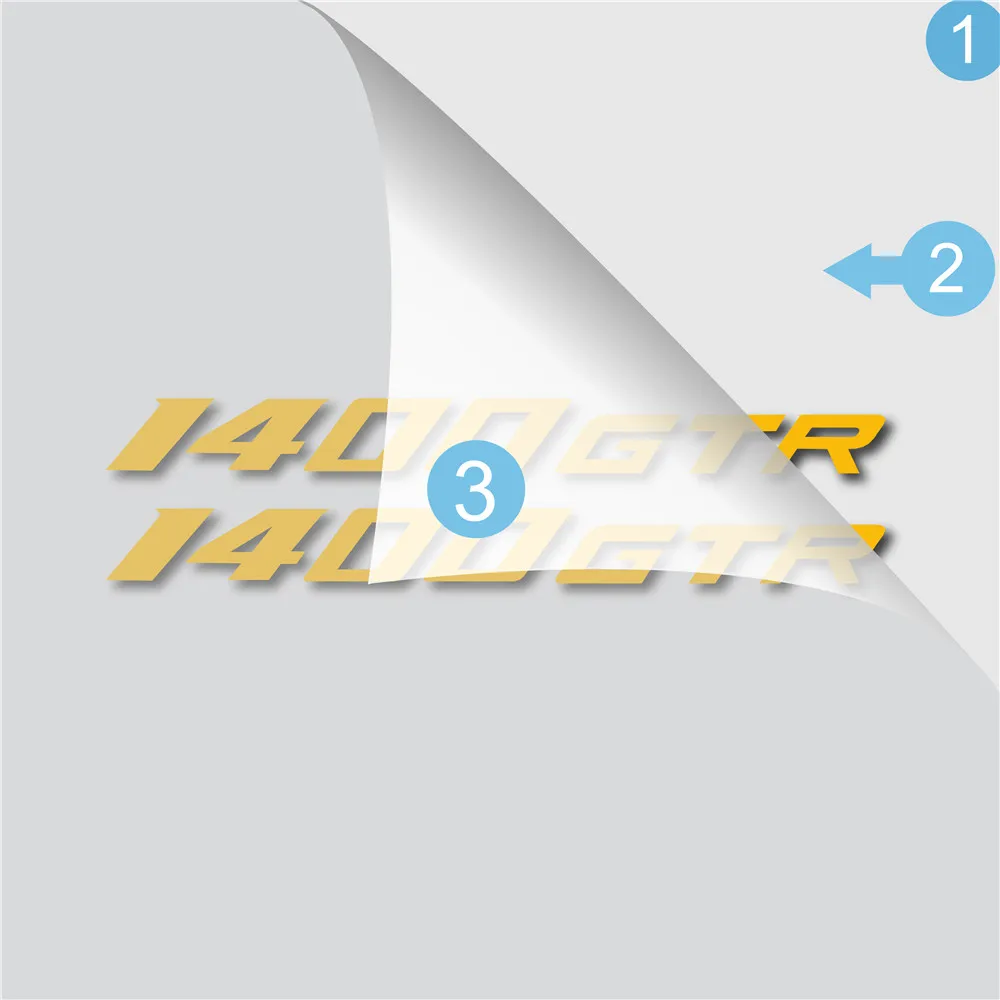 

Motorcycle Reflective Fuel Wheels Fairing PortableLuggage Helmet Stickers Sign Decoration Decals For KAWASAKI 1400GTR 1400gtr