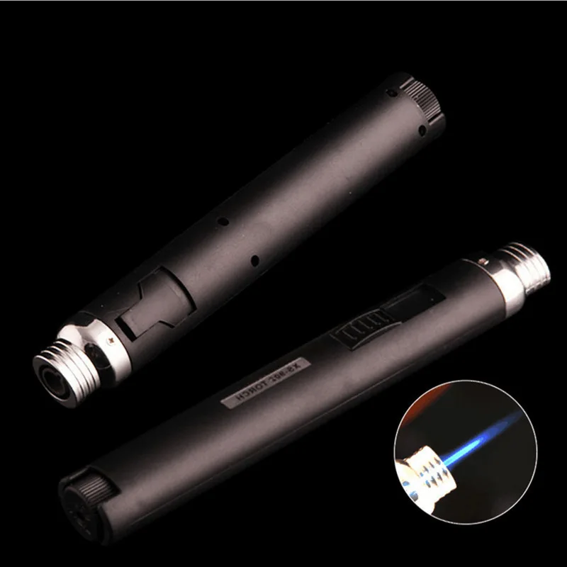 Газовая ветрозащитная газовая зажигалка для барбекю многоразовая сварки