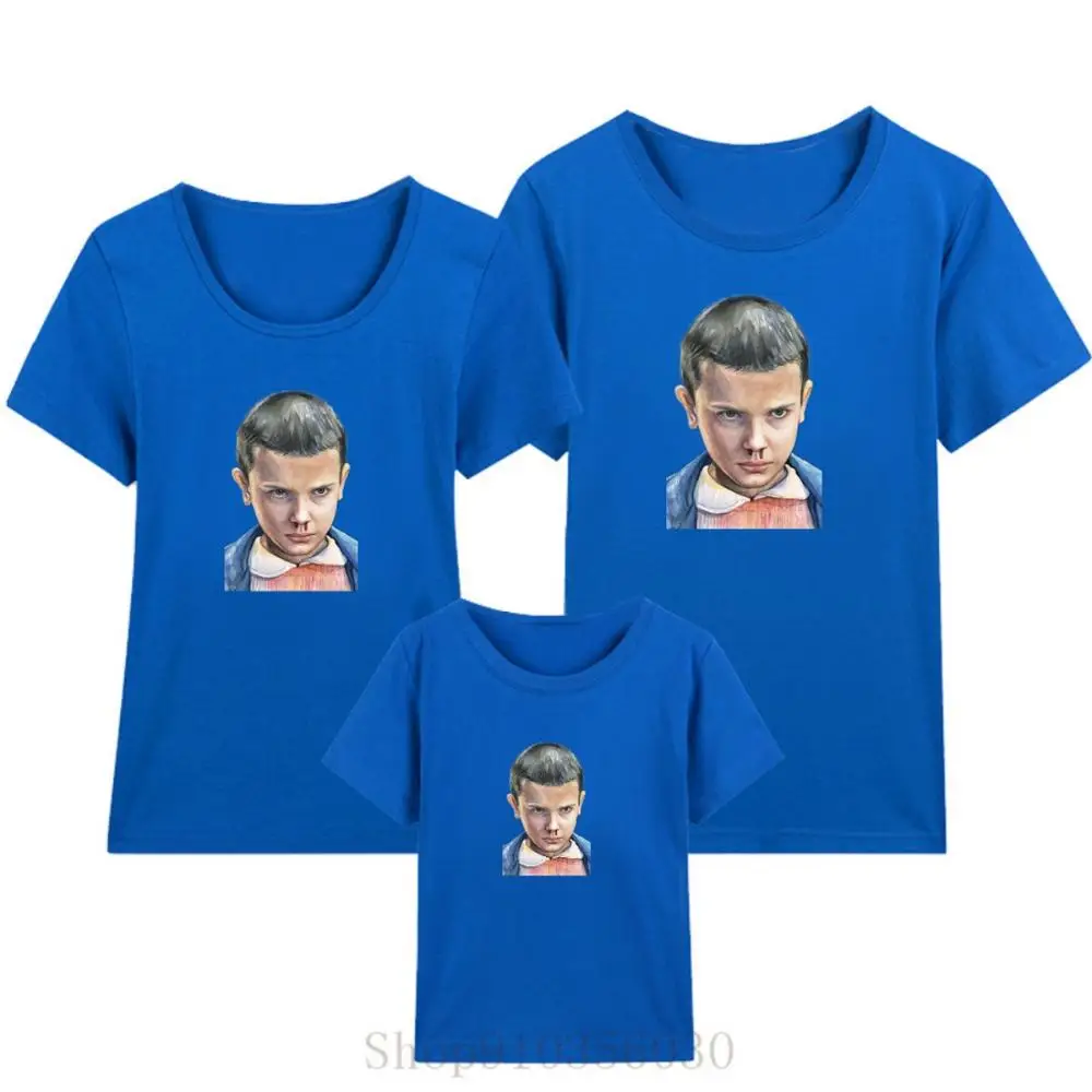Eleven/Одежда для детей с надписью stranger things одинаковые комплекты мальчиков брата и