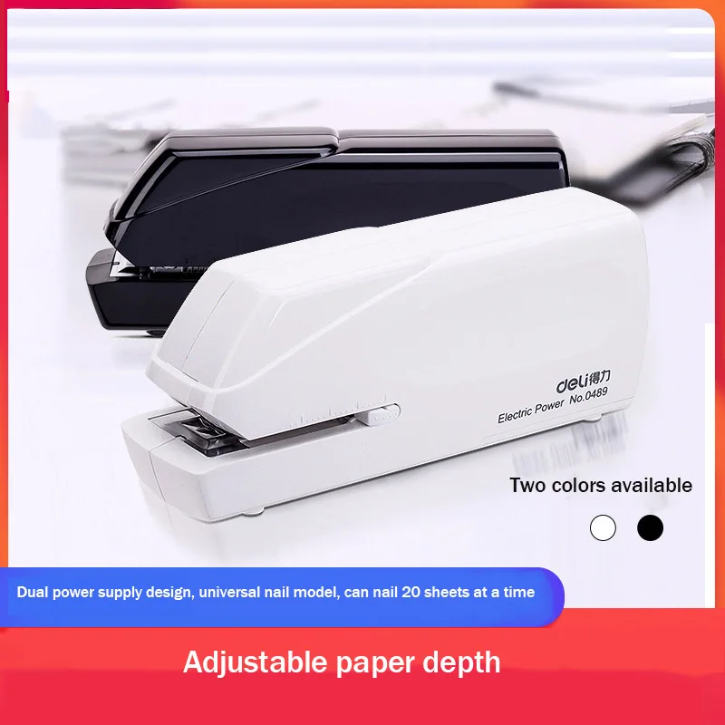 

Electric Stapler Machine Universal Automatic Binding Stapler Can Staple 20 Sheets School Paper Stapler Office Stationery