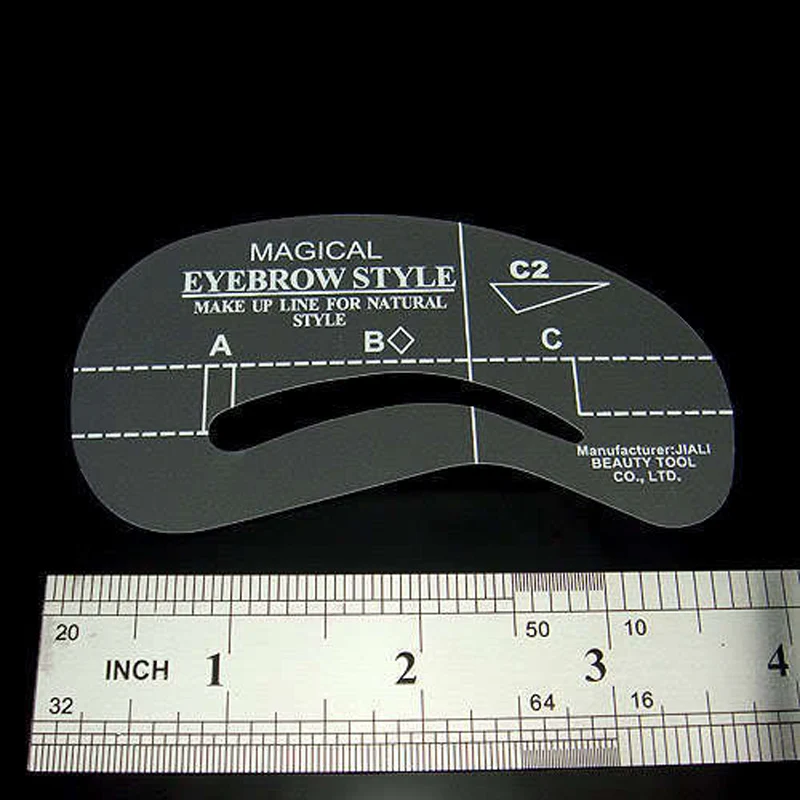 4 стиля Уход за лошадьми набор трафаретов для бровей инструменты макияжа