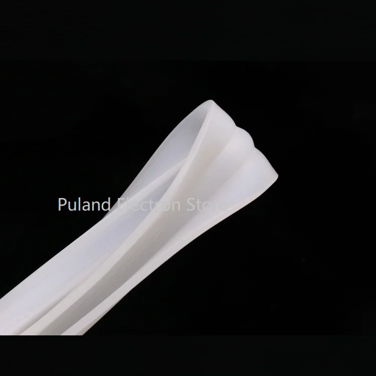 

U Shape Seal Strip 8mm Channel Silicone Rubber Wrap Slid Window Car Door Shower Frameless Glass Edge Weatherstrip Soft Protect