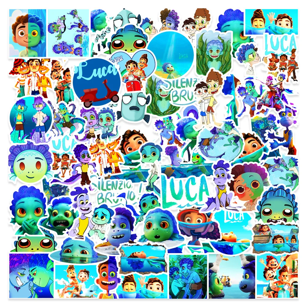 

25/50/100Pieces of Cute Cartoon Animals Graffiti Stickers Decorated Laptop Skateboard Helmet Waterproof UU Gift