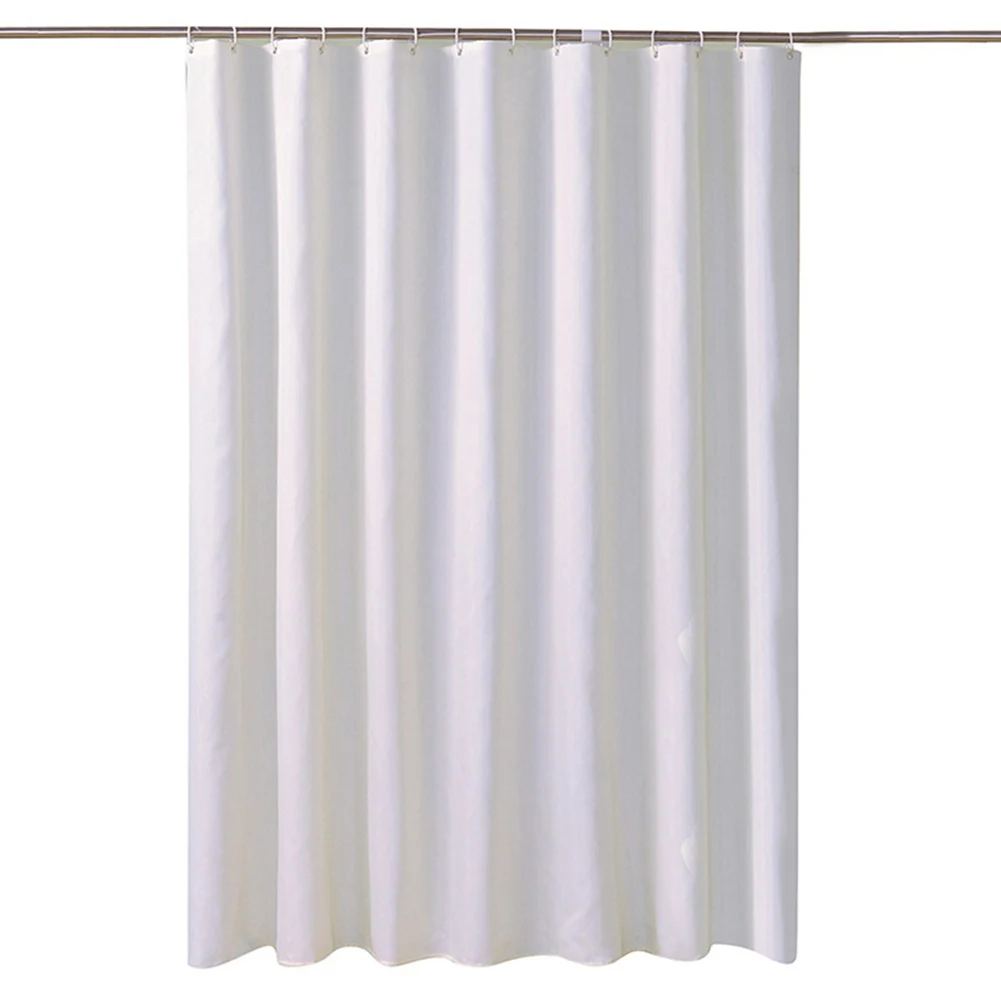 Тяжелая душевая занавеска для отеля водонепроницаемая душа без плесени белые
