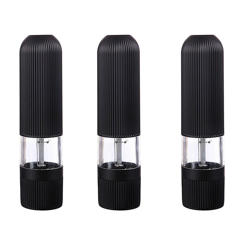 

Automatic Salt Pepper Grinder Set Electric Mill For Pepper Spice Adjustable Kitchen Tool