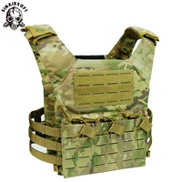 sinairsoft tactical laser cut jpc vest light weight molle lazer special plate carrier hunting vest for paintball airsoft