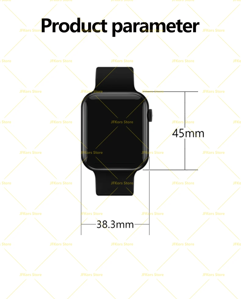 Смарт-часы IWO 14 унисекс Bluetooth 6 для xiaomi ios Android PK T55 t500 2021 pro 600 дюйма | Электроника