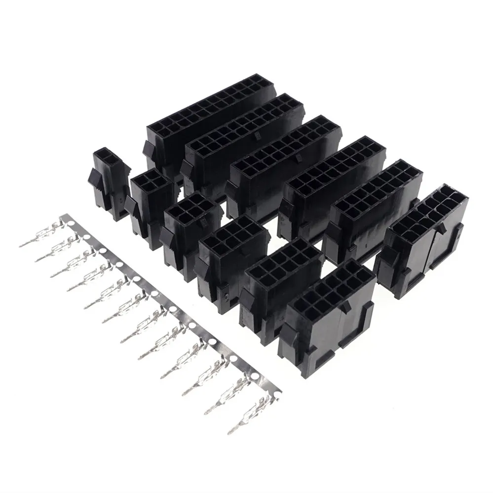 Разъем Micro-Fit 3 0 мм 2 шт. двухрядный корпус гнезда 2x1 2x2 2x3 2x4 Pin 4 6 8 10 12 14 16 18 20 22 24 P