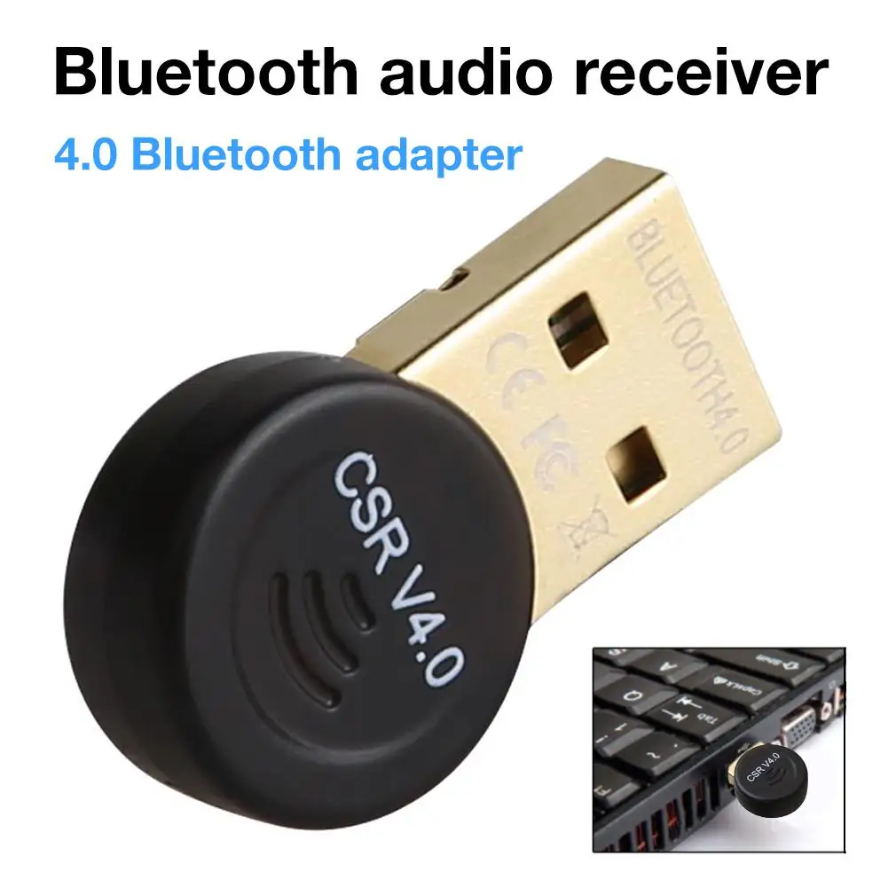 Новый портативный аудио приемник мини стерео беспроводной адаптер Bluetooth 4 0 USB