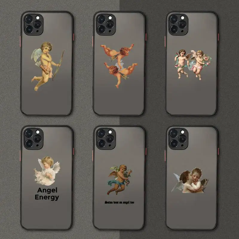 

Phone Case Matte Transparent for iPhone 7 8 11 12 s mini pro X XS XR MAX Plus Clear mobile bag