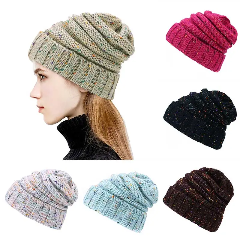 

Winter Brand Super Star Caps Lady Warm Winter Hat For Women Girl's Hat Knitted Beanies Cap Hat Thick Women'S Skullies Beanies