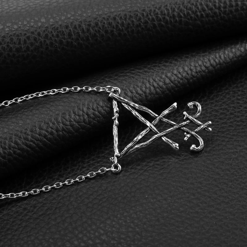 Модный котик Sigil символ Choronzon блестящая сатановая тема цепочка ожерелье