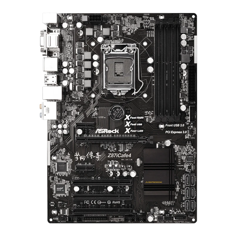 Материнская плата Z87iCafe4 для настольного ПК ASRock LGA 150 Intel Z87 DDR3 32 Гб Xeon E3 1226 v3 Core i3 i5 i7