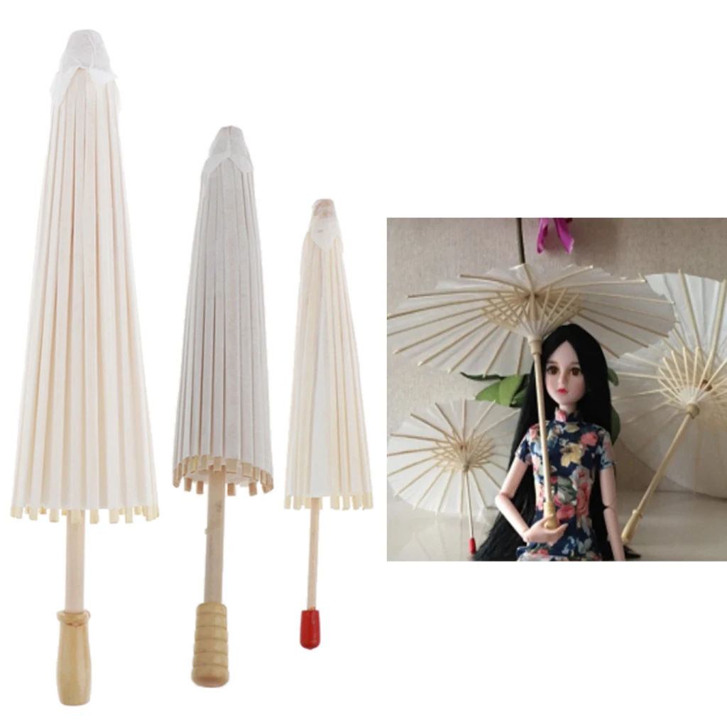 

Miniature Paper Umbrella Crafts for Home / Office / Bar Girls Doll Accessory
