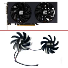 DIY 85MM FDC10H12S9-C RX590 GPU Cooling Fan For Powercolor RX5700 XT Red Dragon 5600XT RX590 580 GME Red Dragon Cooler Fans