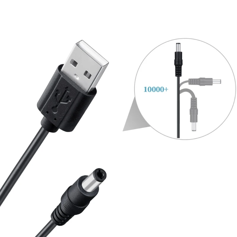 

Шнур зарядный M2EC 8 в 1 с USB на DC 5,5x2,1 мм 3,5 мм 4,0 мм 4,8 мм 6,4 мм 5,5x2,5 мм 6,3 мм для вентилятора, динамика, маршрутизатора, светодиодной лампы и