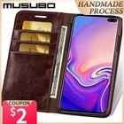 Чехол-книжка Musubo для Samsung Galaxy S20, S10, S10 +, S10e, S9 Plus