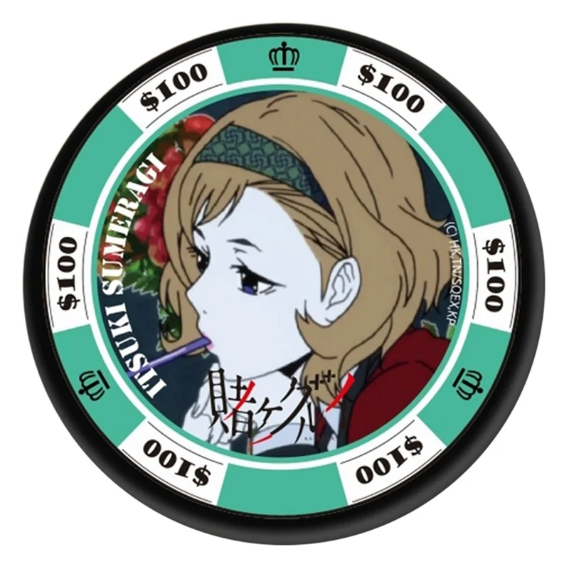 

Anime Gambler Badge Pin Button Brooch Bags Metal Trendy Unisex