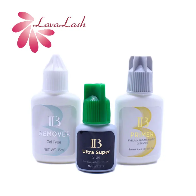 1 Набор Корея IB ультра супер клей и праймер съемник для наращивания ресниц