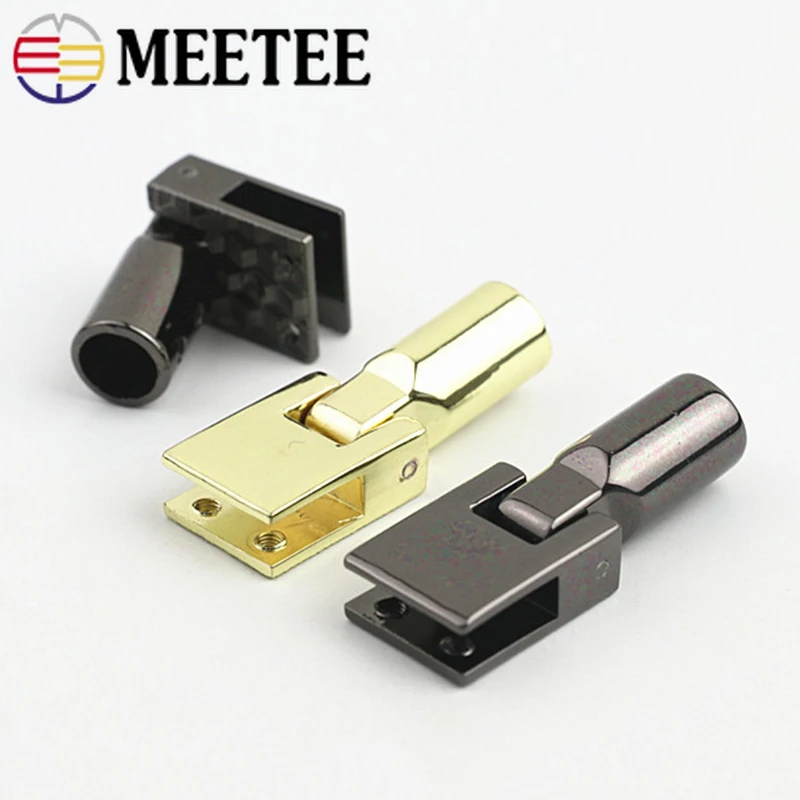 Meetee 2/4Pcs 43mm Metal Bag Side Clip Connector Buckles Handbag Strap Clasps Rope Hanger Stopper DIY Bags Hardware Accessories | Дом и сад
